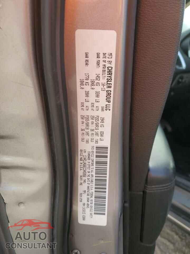 DODGE DURANGO 2014 - 1C4RDJAG6EC345956