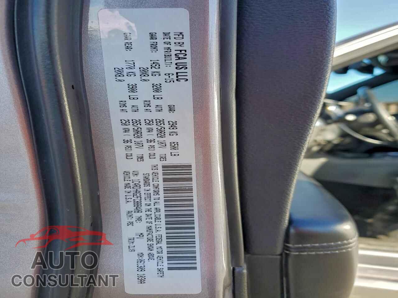DODGE DURANGO 2015 - 1C4RDHAG2FC888408