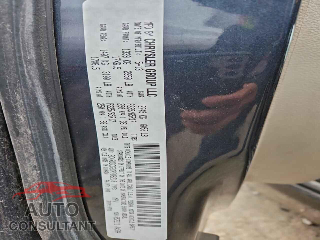DODGE CARAVAN 2013 - 2C4RDGCG2DR788210