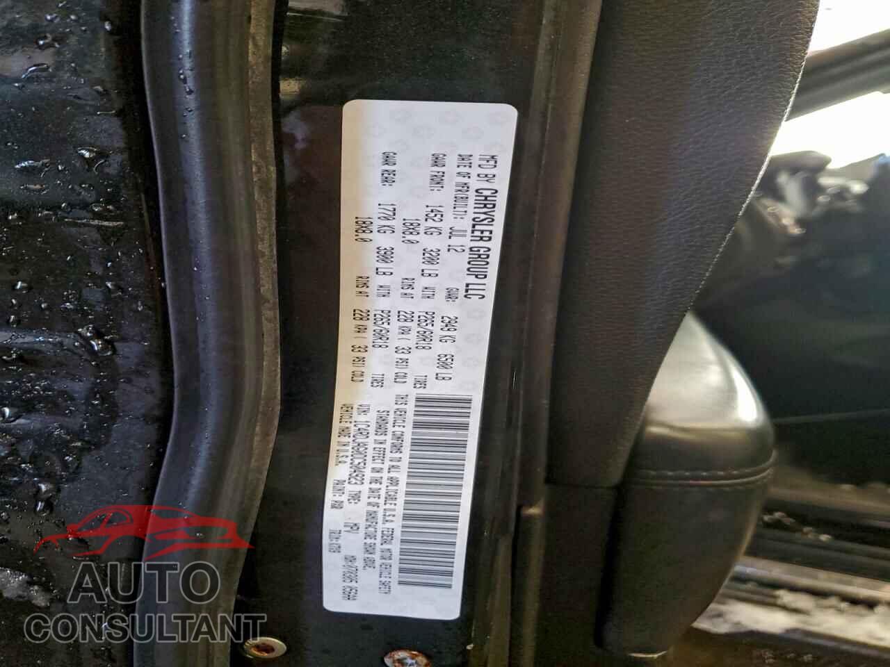 DODGE DURANGO 2013 - 1C4RDJAG0DC504923