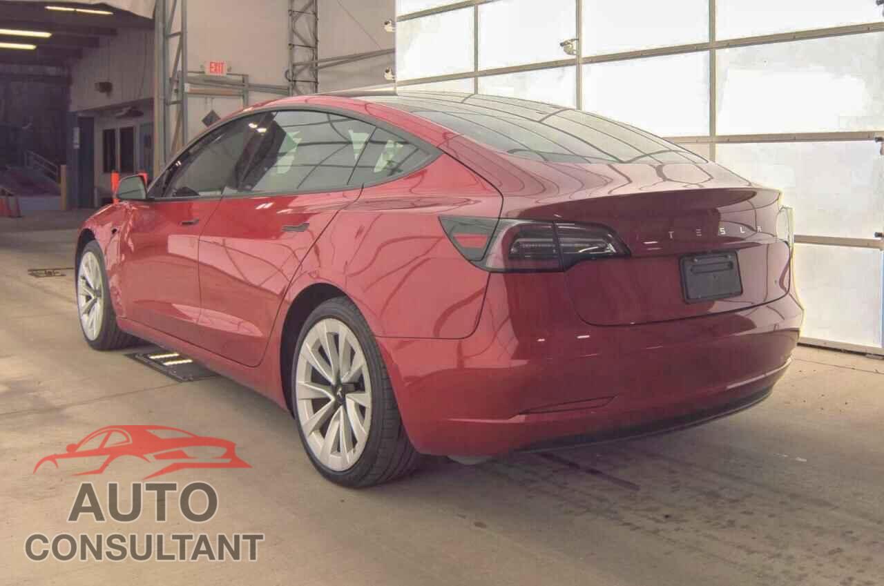 TESLA MODEL 3 2022 - 5YJ3E1EA6NF289982