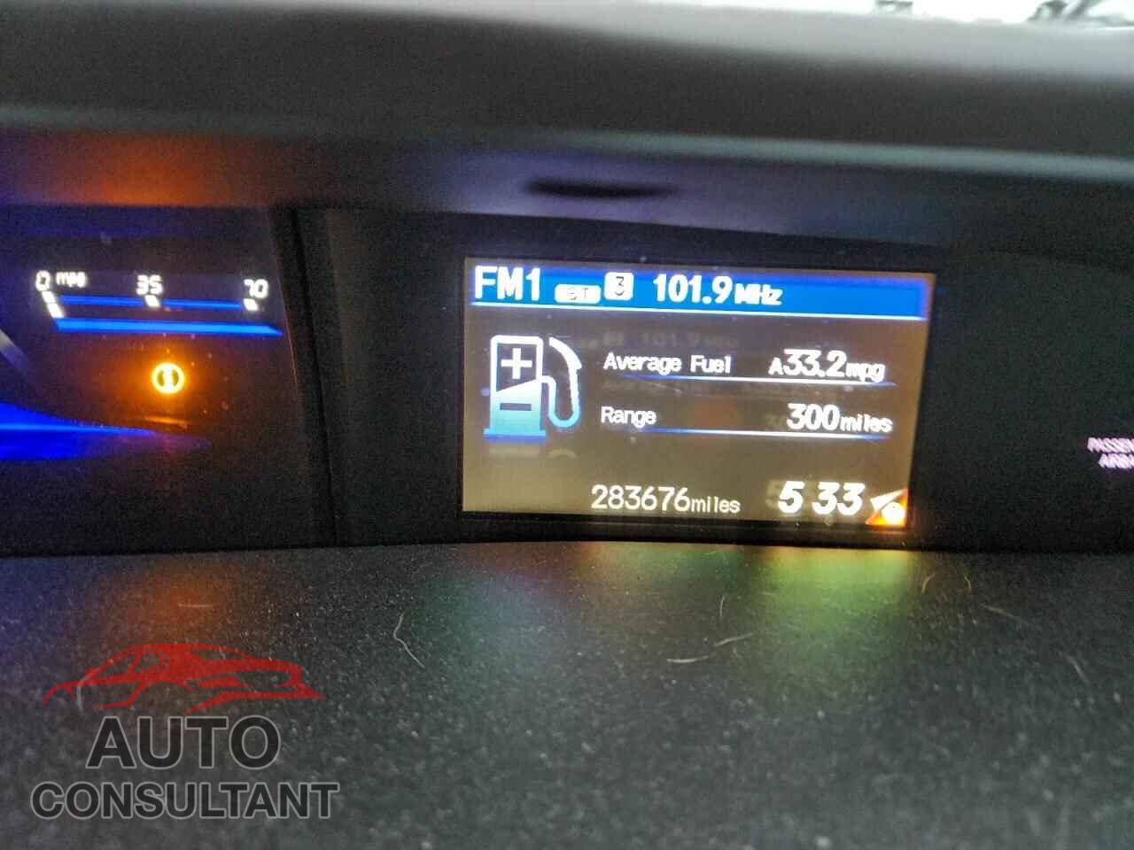 HONDA CIVIC 2012 - 19XFB2F50CE375238