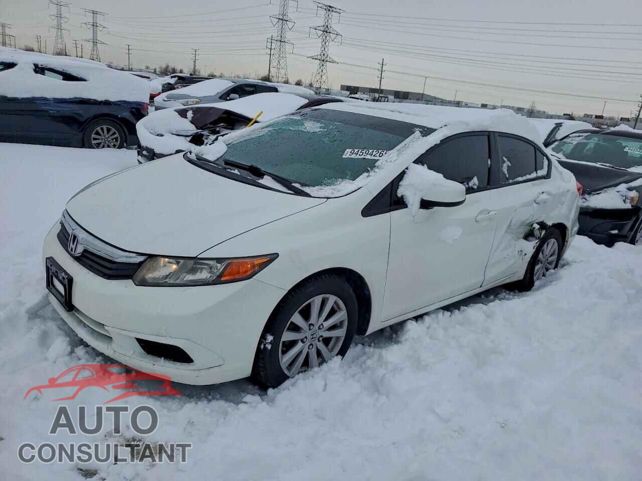 HONDA CIVIC 2012 - 19XFB2F89CE378424