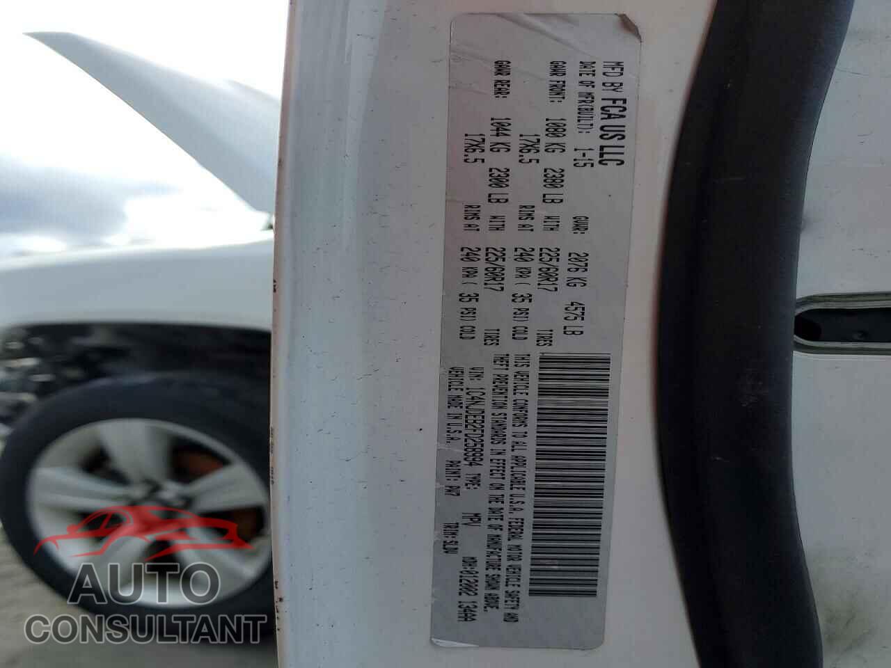JEEP COMPASS 2015 - 1C4NJDEB2FD258994