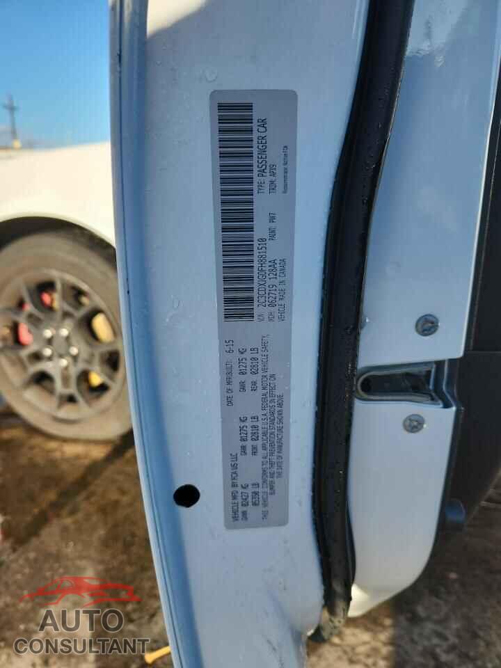 DODGE CHARGER 2015 - 2C3CDXJG0FH881510