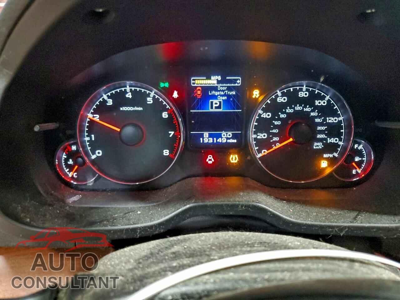 SUBARU OUTBACK 2014 - 4S4BRBLC3E3318325
