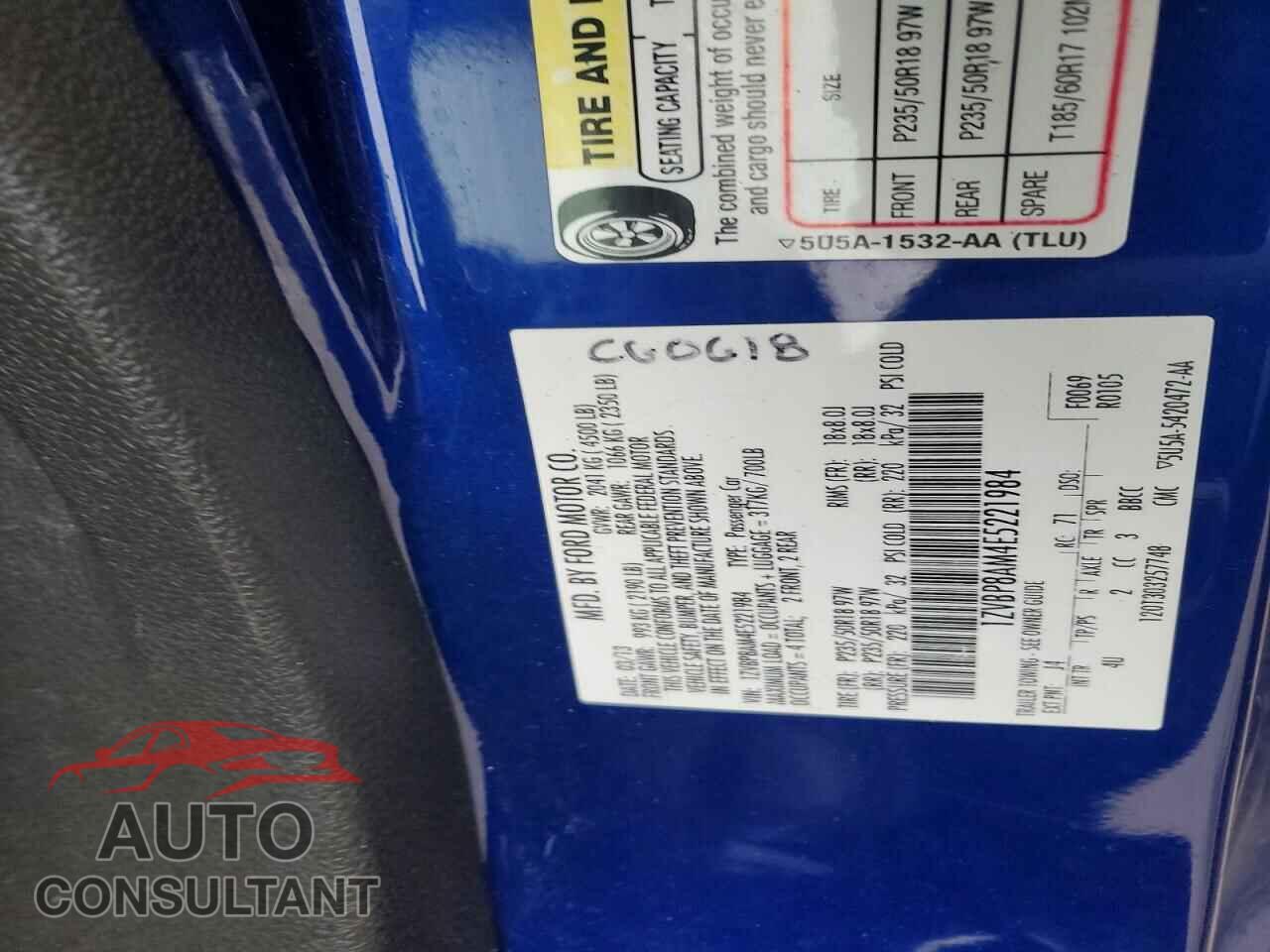 FORD ALL Models 2014 - 1ZVBP8AM4E5221984
