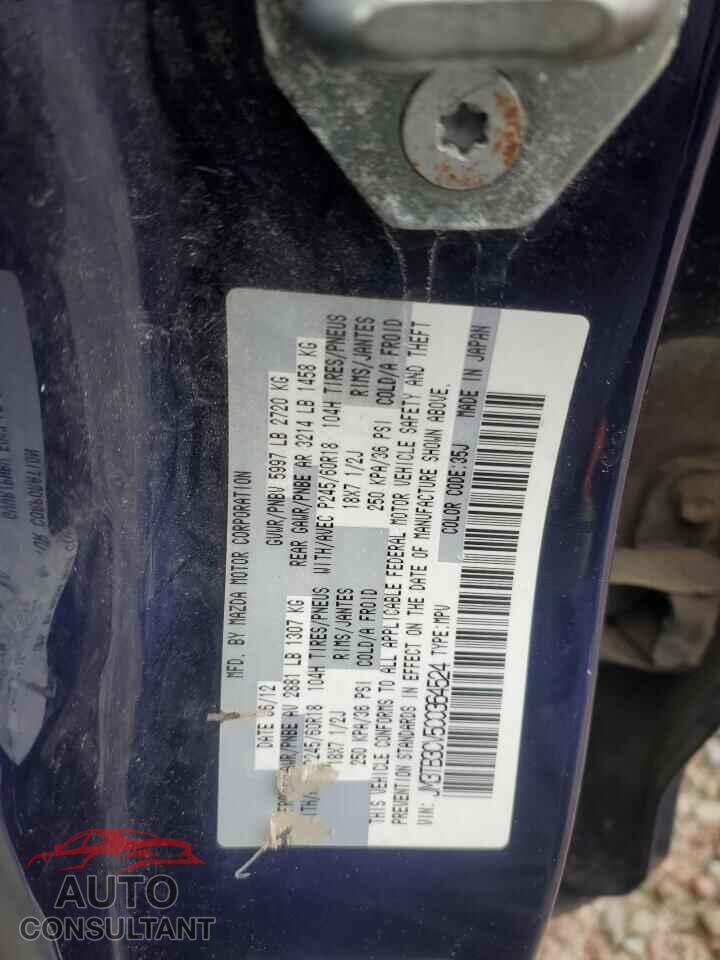 MAZDA CX-9 2012 - JM3TB3CV5C0364524