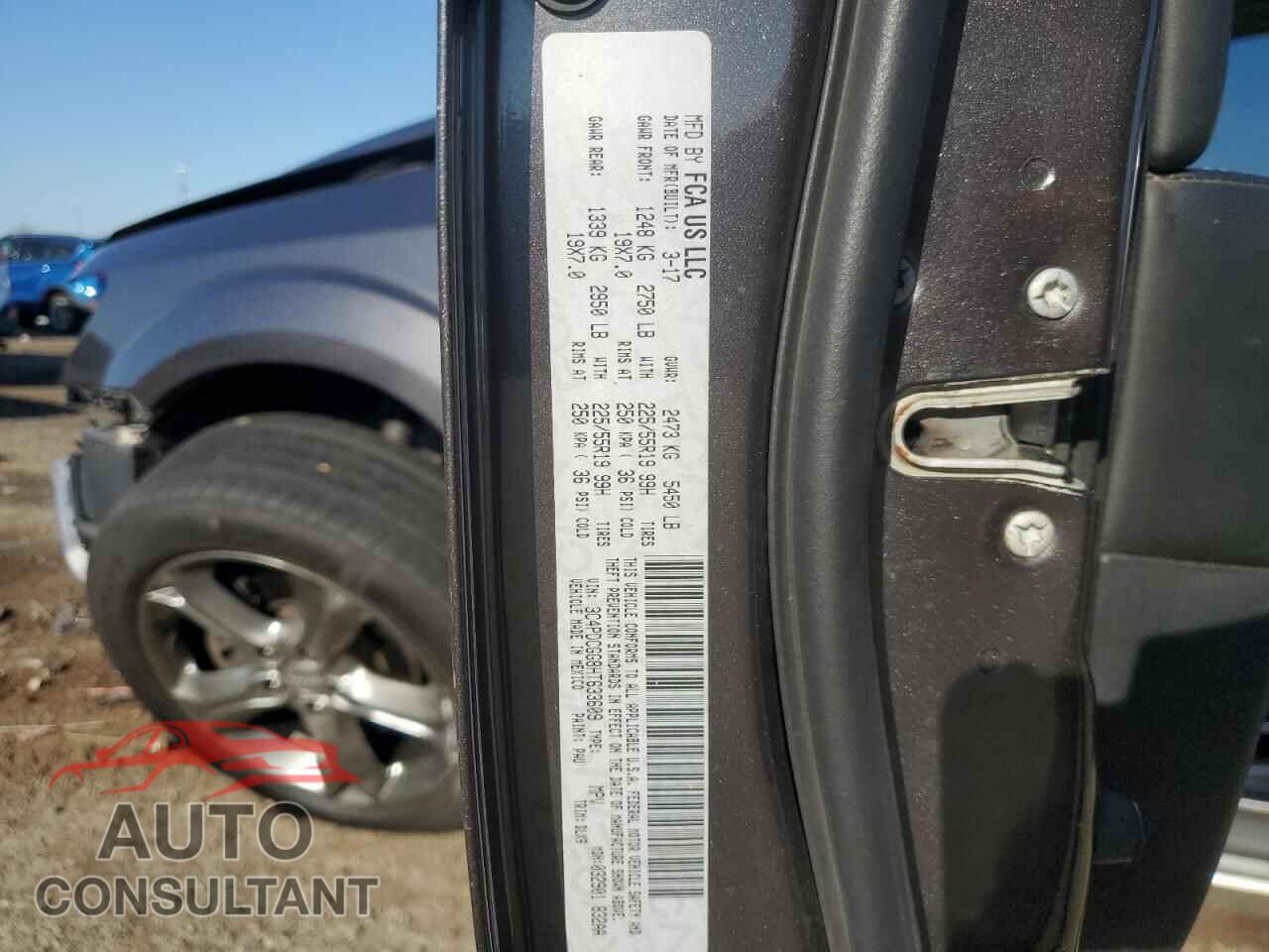 DODGE JOURNEY 2017 - 3C4PDCGG8HT633609