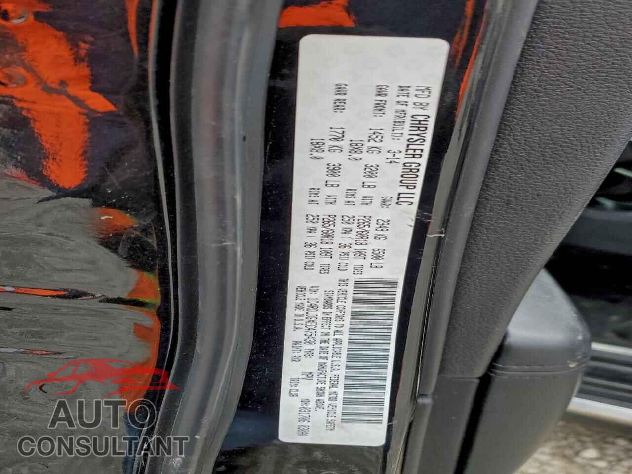 DODGE DURANGO 2014 - 1C4RDJDGXEC475430