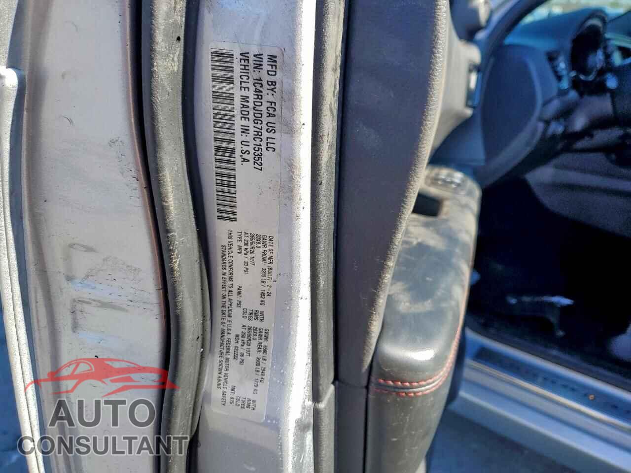 DODGE DURANGO 2024 - 1C4RDJDG7RC153527