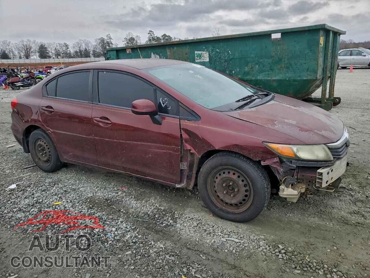 HONDA CIVIC 2012 - 19XFB2F56CE093024