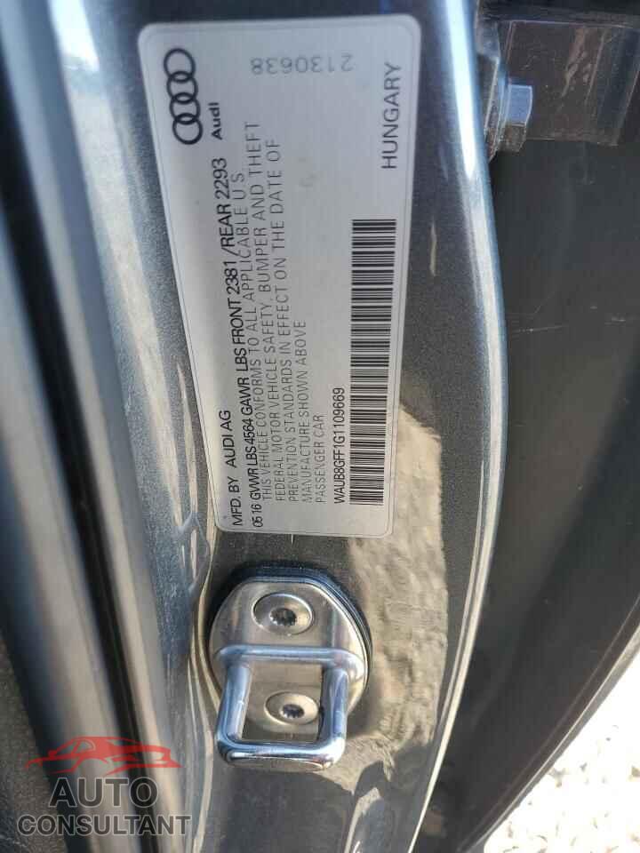 AUDI A3 2016 - WAUB8GFF1G1109669