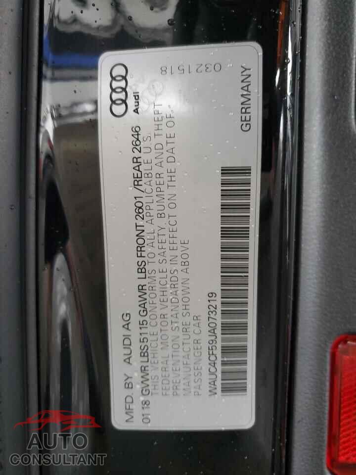 AUDI S5/RS5 2018 - WAUC4CF59JA073219
