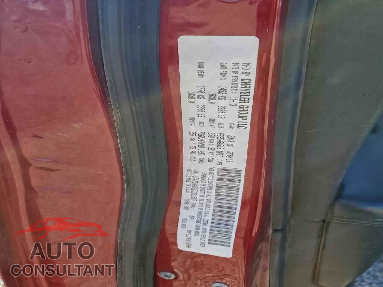 DODGE DURANGO 2014 - 1C4RDHAG1EC331567