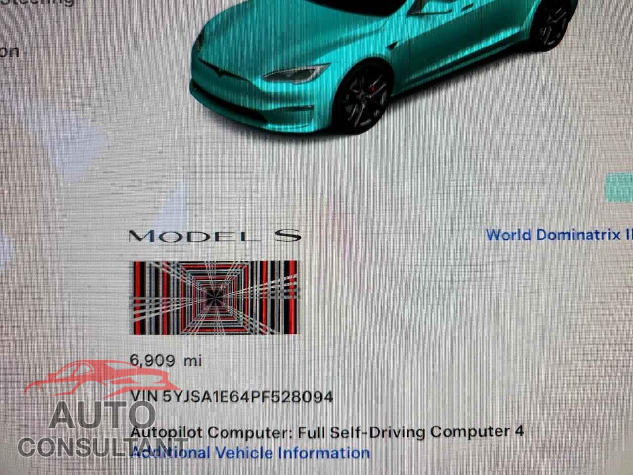 TESLA MODEL S 2023 - 5YJSA1E64PF528094