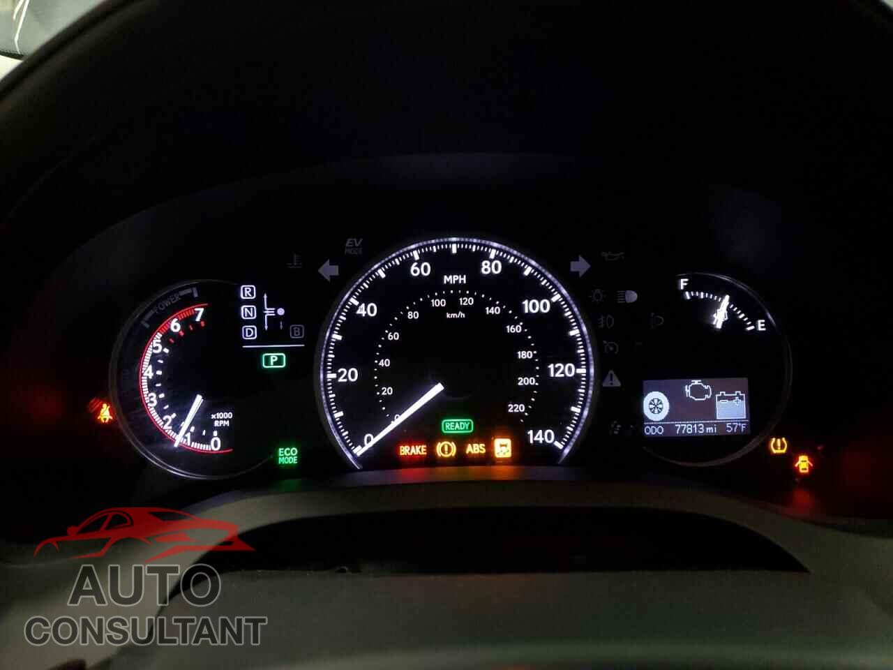 LEXUS CT 200 2012 - JTHKD5BH6C2065925