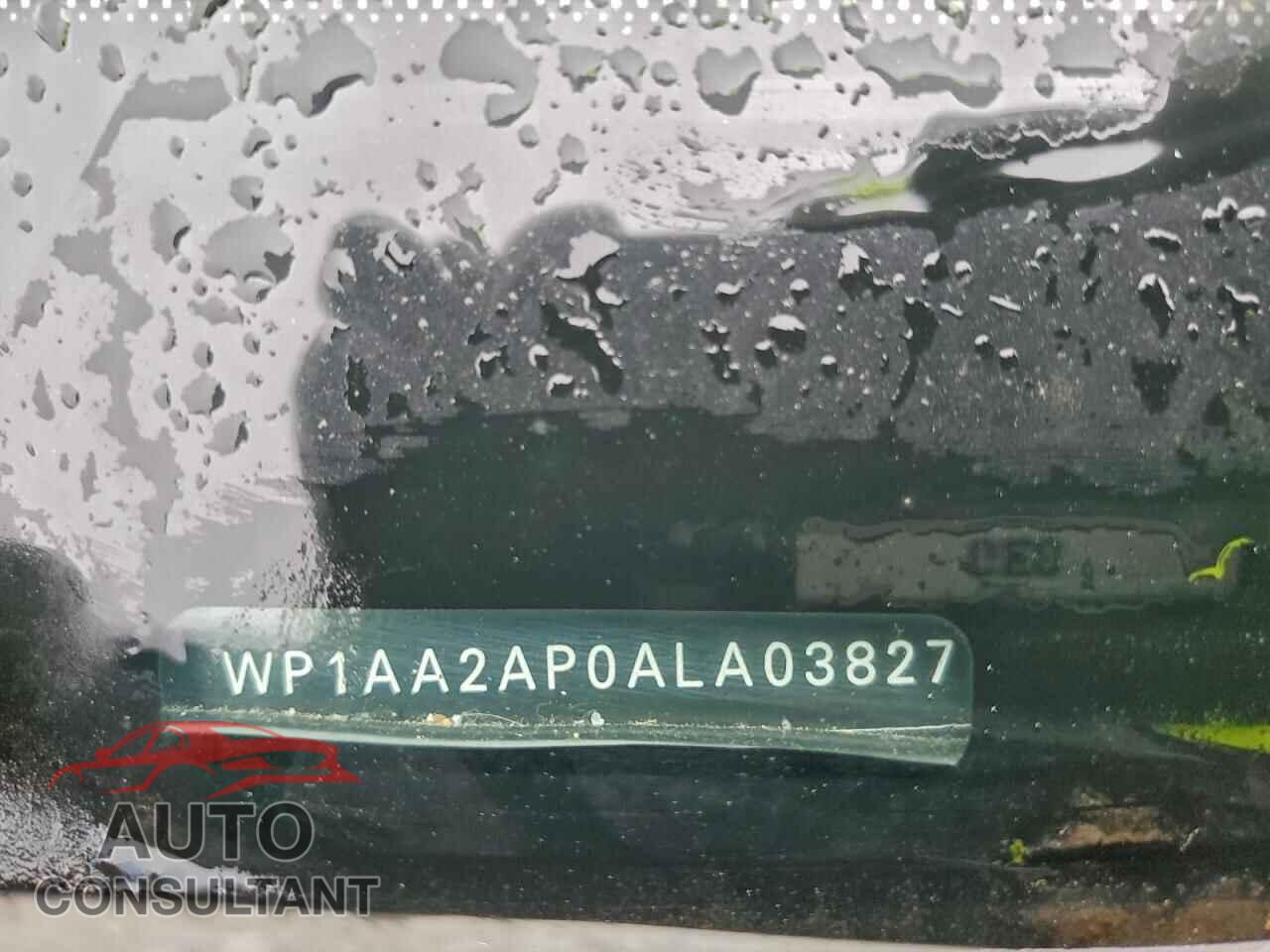 PORSCHE CAYENNE 2010 - WP1AA2AP0ALA03827