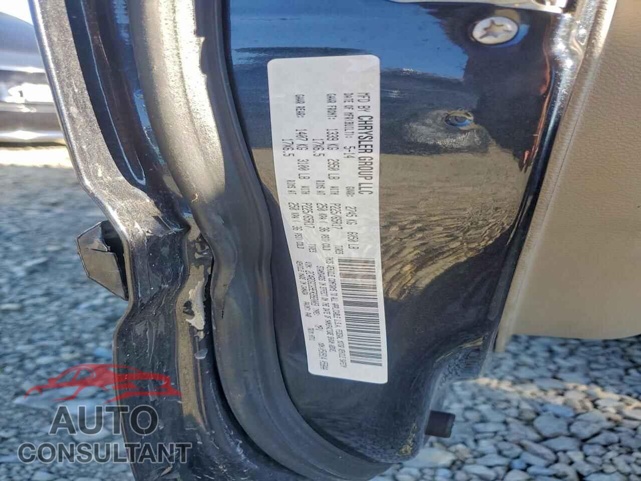 DODGE CARAVAN 2014 - 2C4RDGCG9ER392003