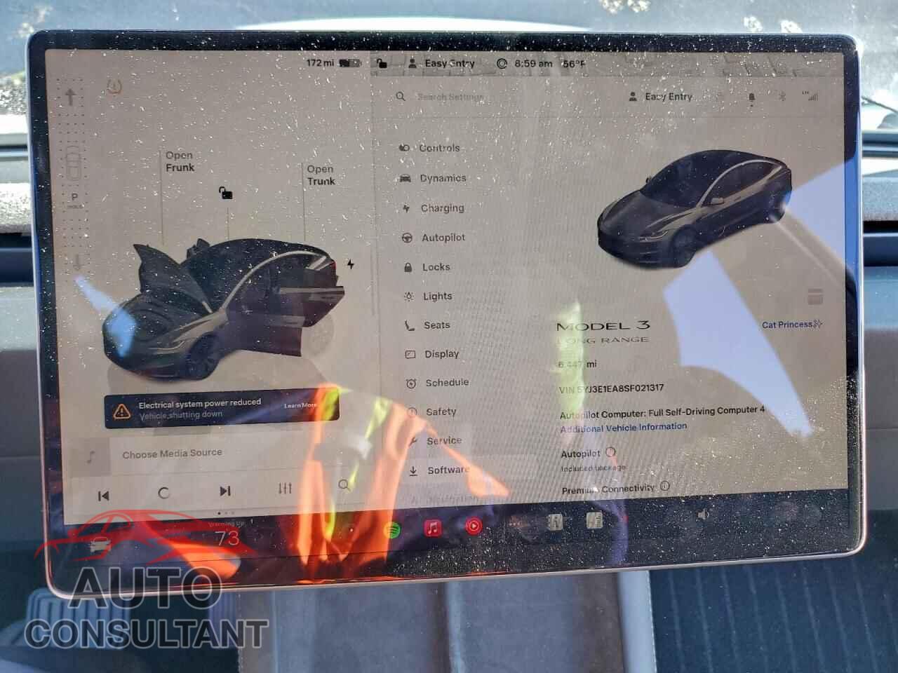 TESLA MODEL 3 2025 - 5YJ3E1EA8SF021317