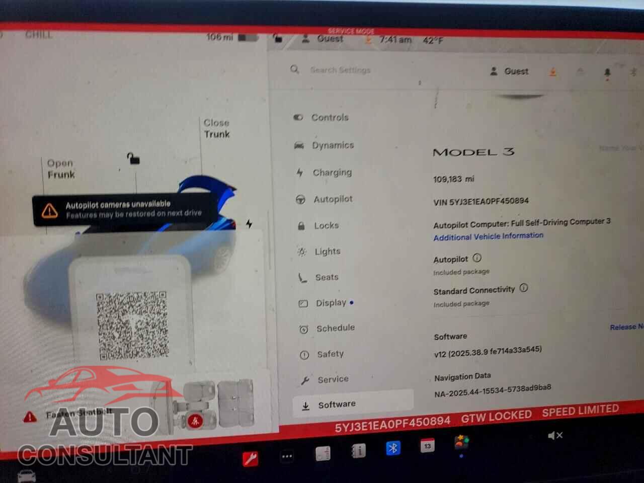 TESLA MODEL 3 2023 - 5YJ3E1EA0PF450894
