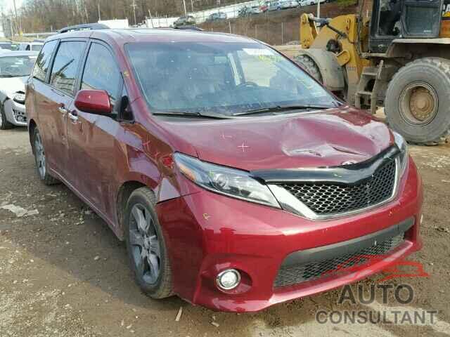 TOYOTA SIENNA 2015 - 5TDXK3DC2FS664725