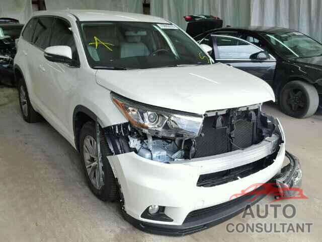 TOYOTA HIGHLANDER 2015 - 5TDZKRFH9FS059704