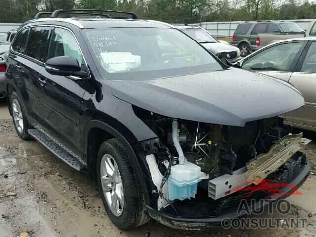 TOYOTA HIGHLANDER 2016 - 5TDYKRFH1GS162029