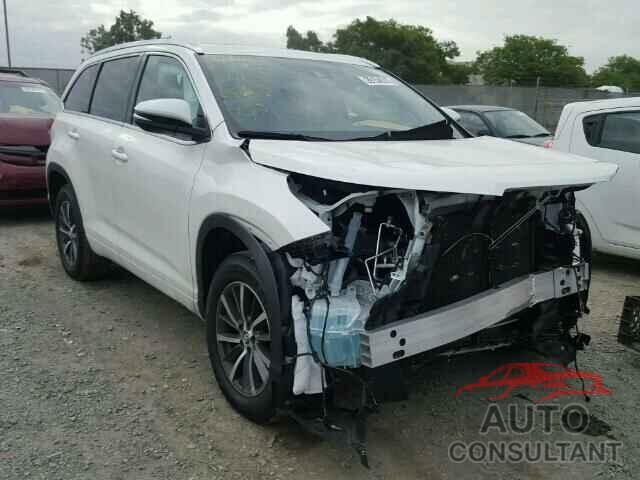 TOYOTA HIGHLANDER 2017 - 5TDKZRFH0HS513340