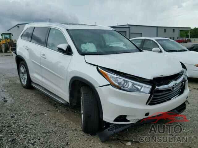 TOYOTA HIGHLANDER 2015 - 5TDDKRFH1FS165638