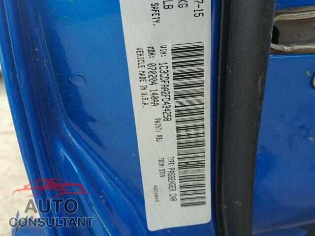 DODGE DART 2015 - 1C3CDFAA2FD434258