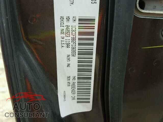 DODGE DART 2015 - 1C3CDFBB2FD369550