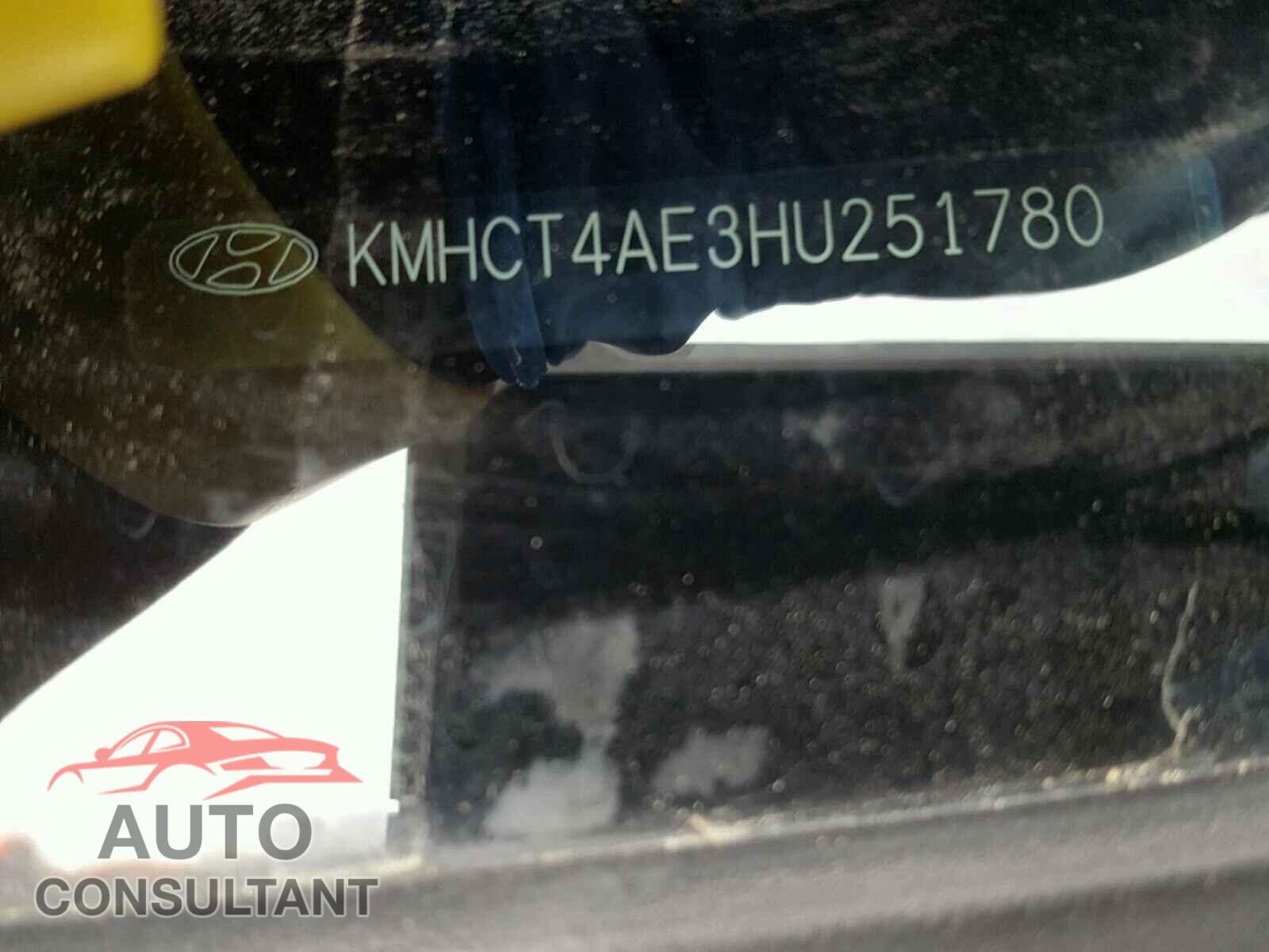 HYUNDAI ACCENT 2017 - KMHCT4AE3HU251780