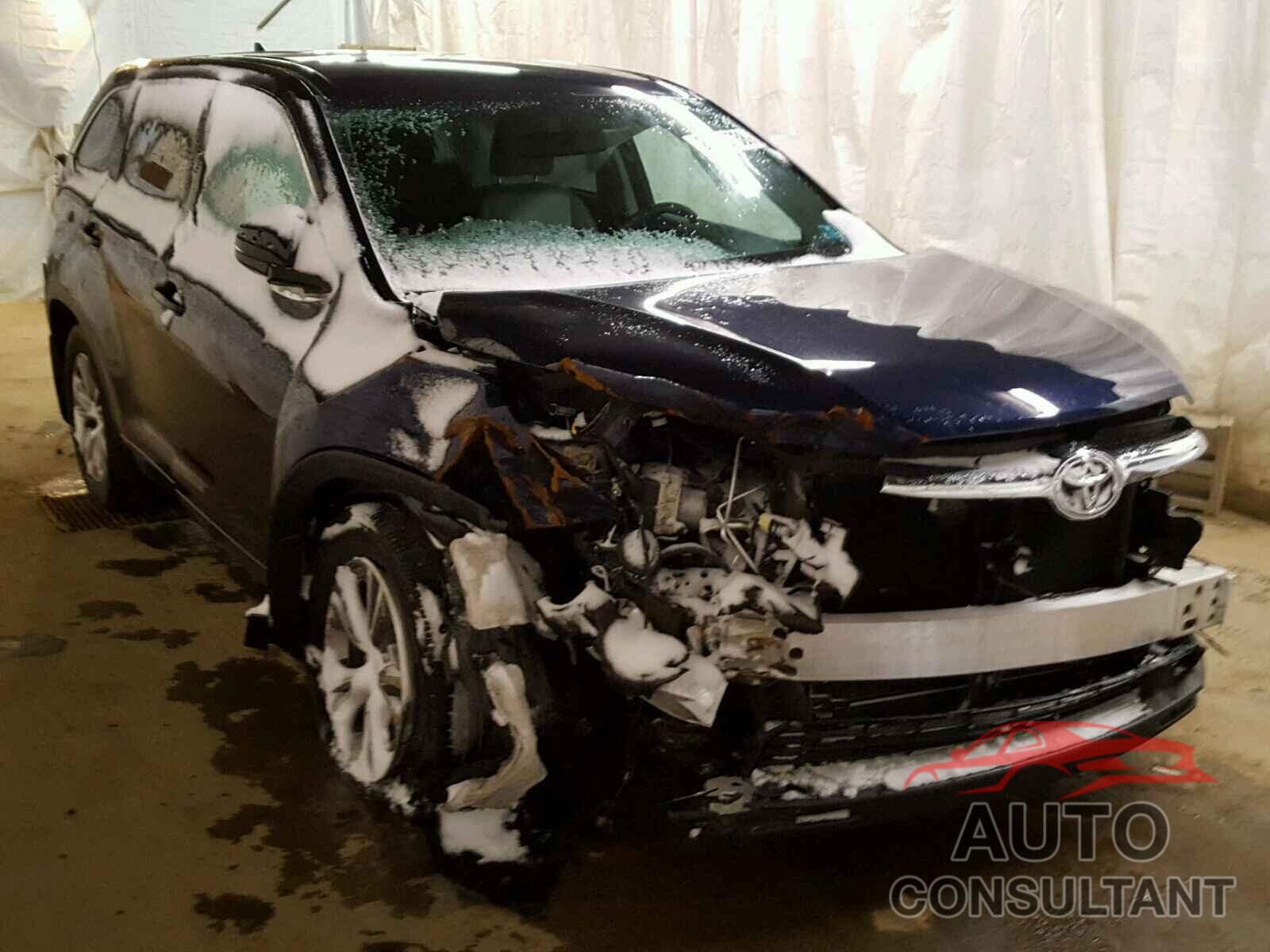 TOYOTA HIGHLANDER 2015 - 5TDBKRFHXFS221101