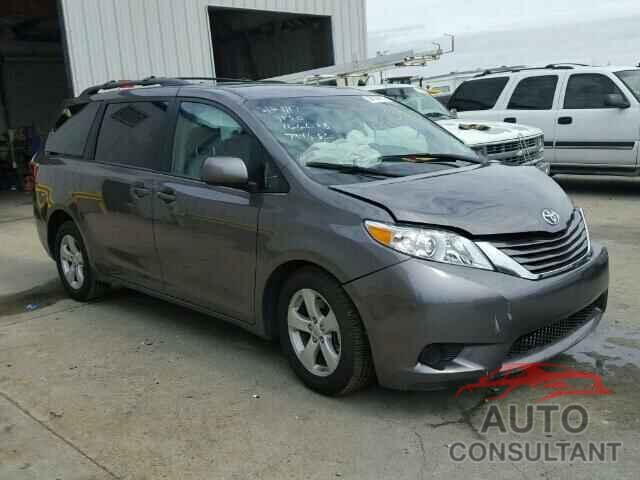 TOYOTA SIENNA 2017 - 5TDKZ3DC9HS794686