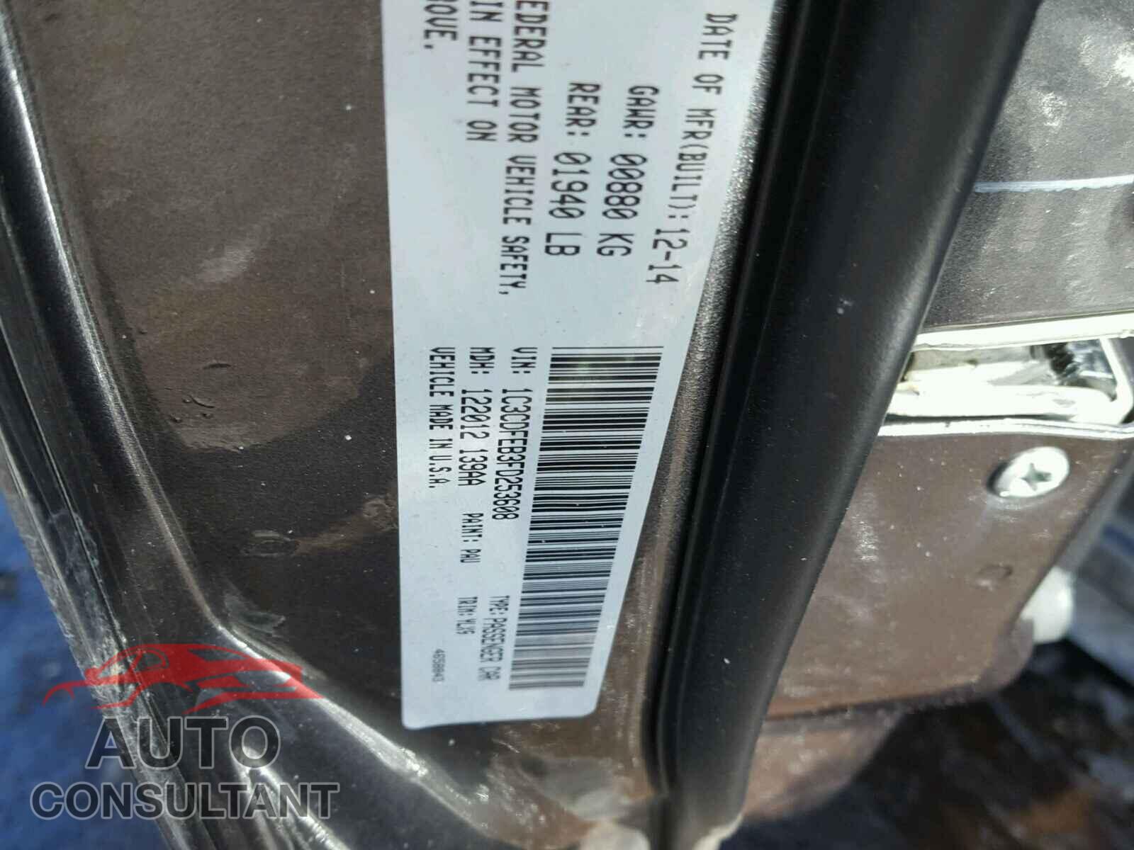DODGE DART 2015 - 1C3CDFEB3FD253608