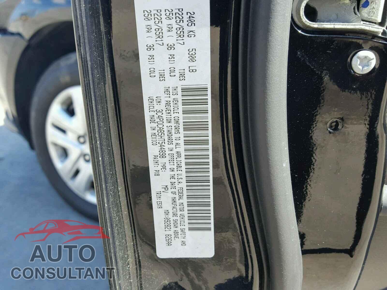 DODGE JOURNEY 2017 - 3C4PDCAB5HT544898