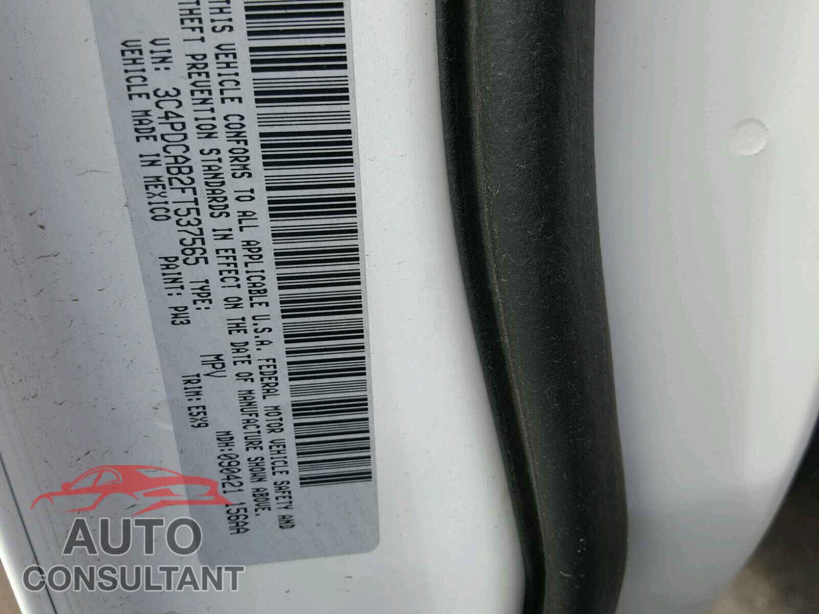 DODGE JOURNEY 2015 - 3C4PDCAB2FT537565