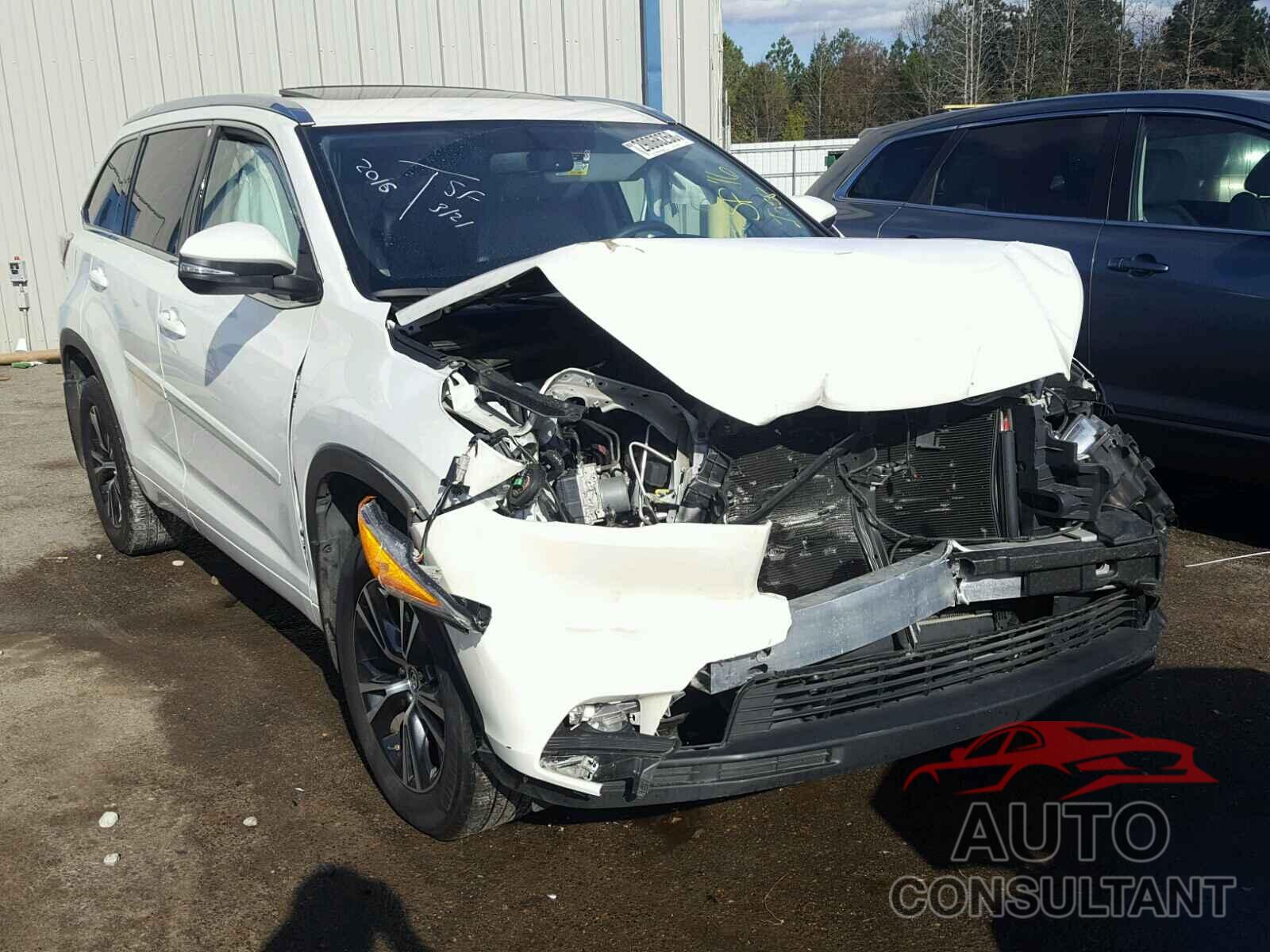 TOYOTA HIGHLANDER 2016 - 5TDKKRFH5GS127919