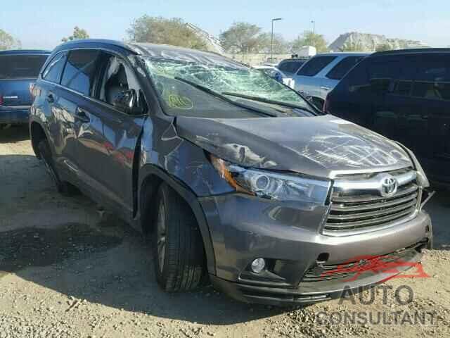 TOYOTA HIGHLANDER 2015 - 5TDKKRFH6FS100386