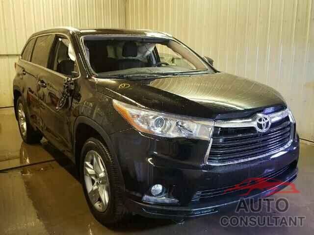 TOYOTA HIGHLANDER 2016 - 5TDDKRFH7GS272467
