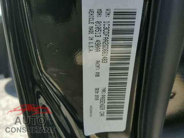 DODGE DART 2016 - 1C3CDFAA2GD661483