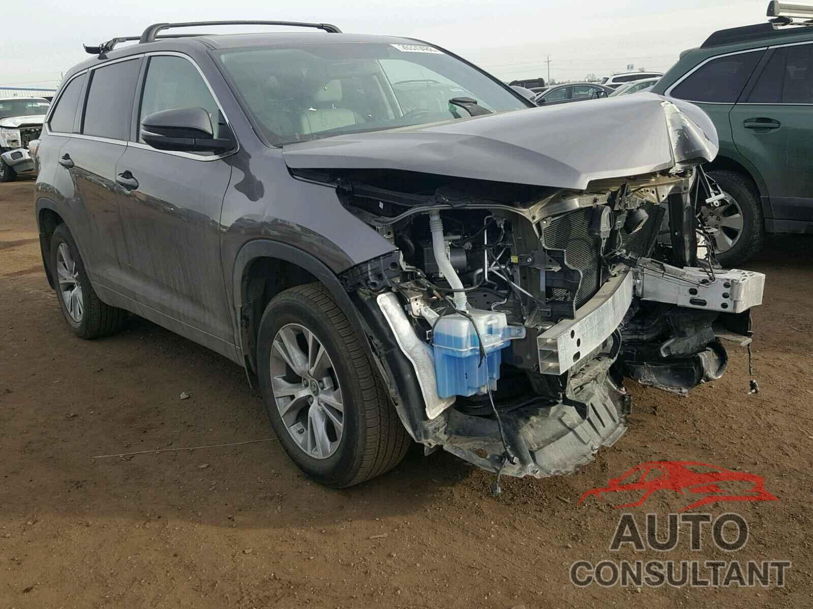 TOYOTA HIGHLANDER 2016 - 5TDBKRFH5GS353782