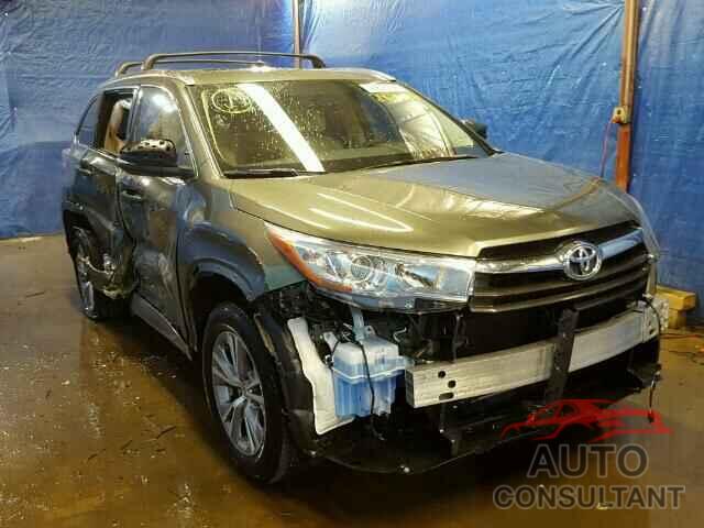 TOYOTA HIGHLANDER 2015 - 5TDKKRFH1FS118553