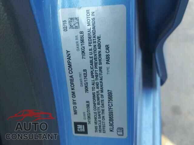 CHEVROLET SPARK 2015 - KL8CB6S97FC756897