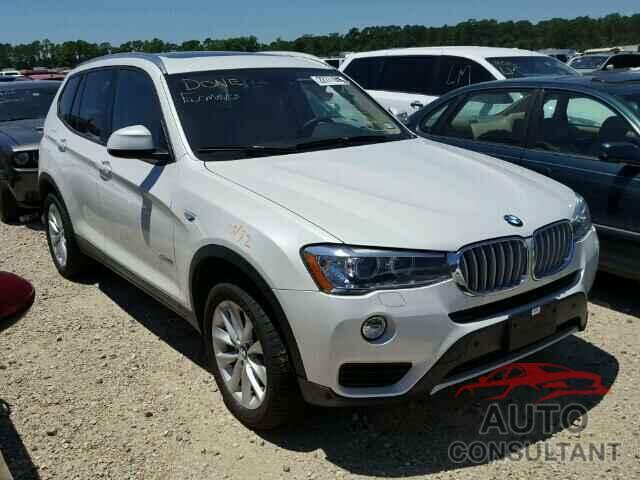 BMW X3 2016 - 5UXWX9C58G0D79147