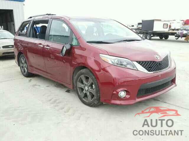 TOYOTA SIENNA 2017 - 5TDXZ3DC9HS770295