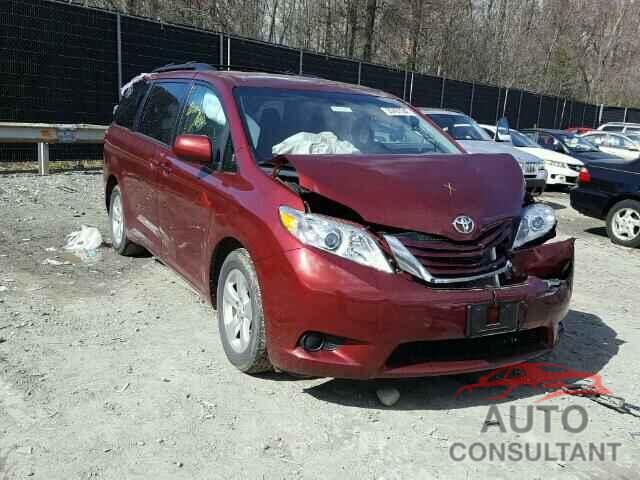 TOYOTA SIENNA 2015 - 5TDKK3DC9FS594585