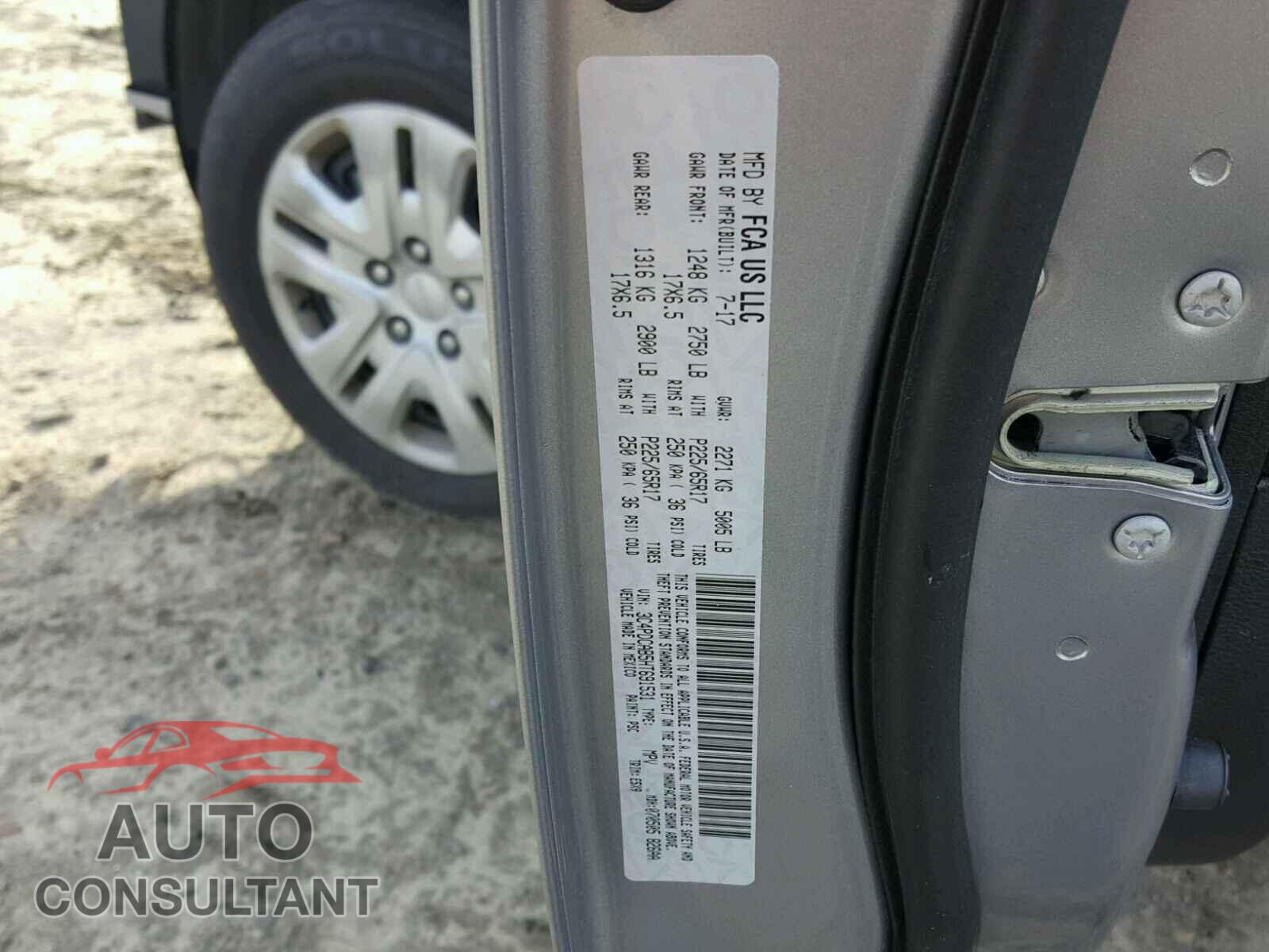 DODGE JOURNEY 2017 - 3C4PDCAB5HT691531