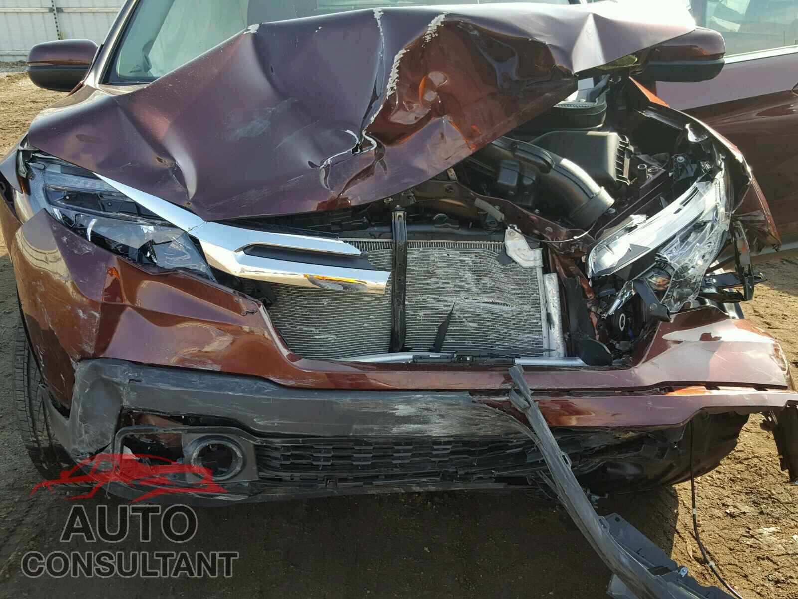HONDA RIDGELINE 2017 - 5FPYK3F53HB039008